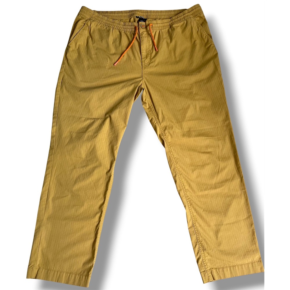 Cotopaxi Veza Adventure Pants Mens XXL Mustard Yellow Ripstop Stretch Joggers